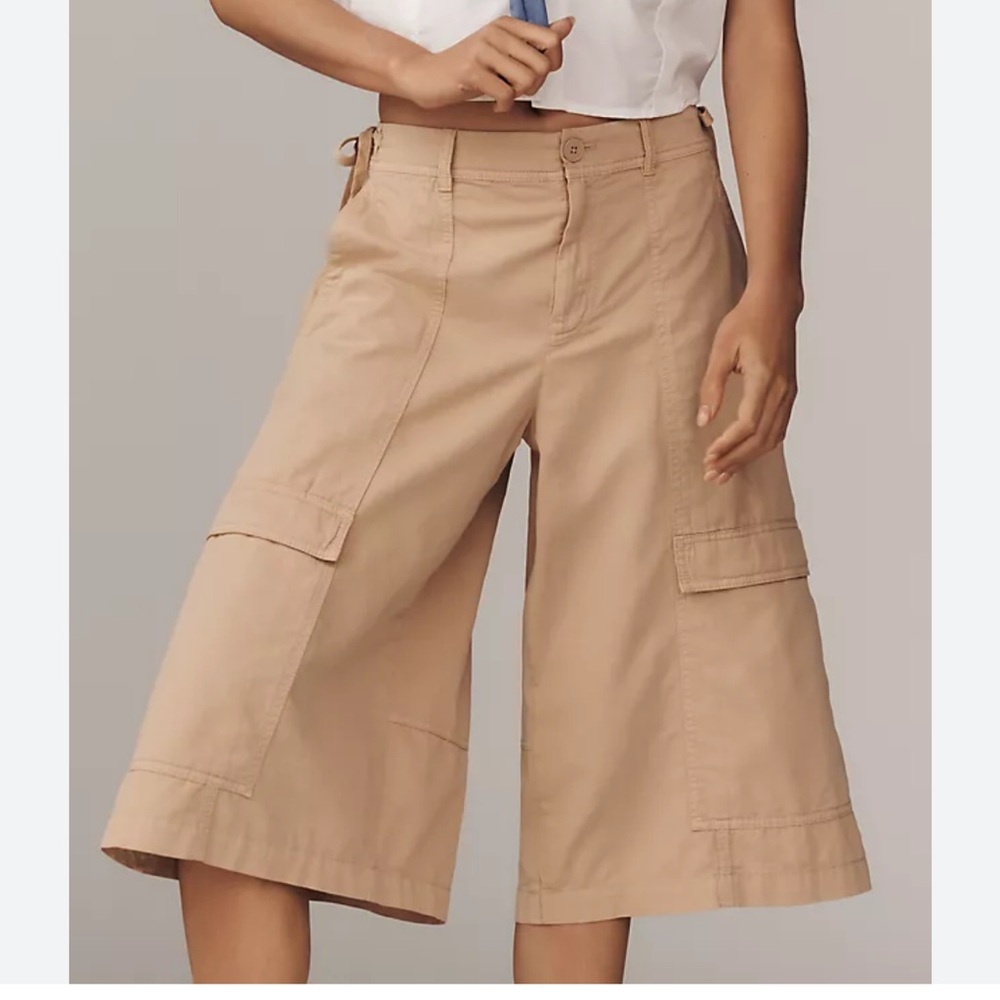 Anthropologie Cargo Culotte Pants Size 2